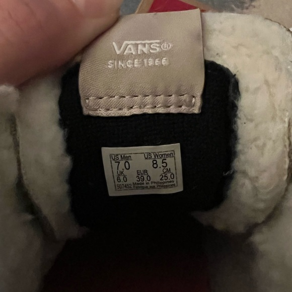 Rare Van’s Sherpa Sk8-Hi Cordura “Walnut” - NWT Men’s side 7 (Women’s 8.5) - Picture 10 of 14